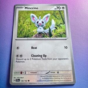 minccino - 136/162 (common) — pokemon: temporal forces